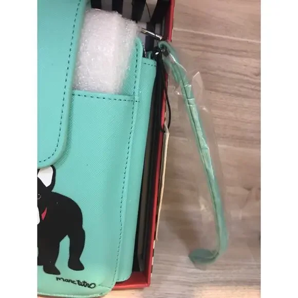 Marc Tetro Dog Crossbody Phone Wallet NEW W/ Tags Comes With Gift Box - Picture 4 of 10